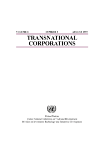 TRANSNATIONAL CORPORATIONS