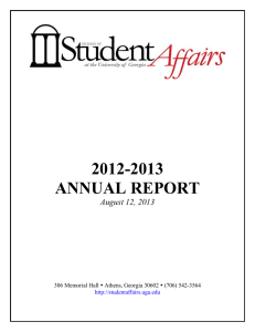 2012-2013 ANNUAL REPORT August 12, 2013