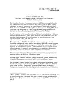 SENATE AGENDA ITEM III.C.1. 5 September 2006  ANNUAL REPORT 2005-2006