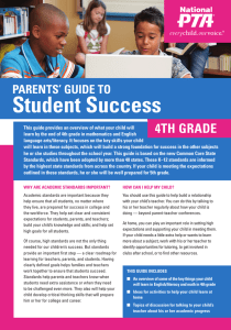 Student Success 4TH GRADE PARENTS’ GUIDE TO