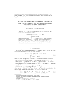 Electronic Journal of Differential Equations, Vol. 2009(2009), No. 43, pp.... ISSN: 1072-6691. URL:  or