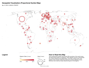 Geospatial Visualization (Proportional Symbol Map) Legend How to Read this Map