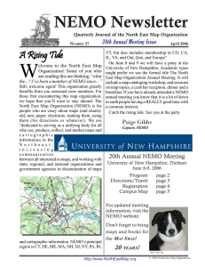NEMO Newsletter A Rising Tide 20th Annual Meeting Issue