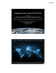Implications for Future OECD Work 4/16/2014