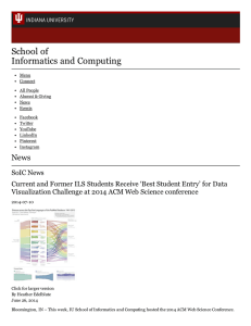 School of Informatics and Computing News