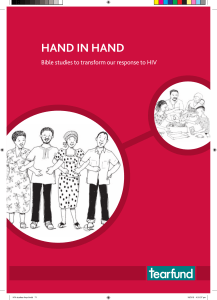 HAND IN HAND Bible studies to transform our response to HIV