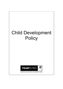 Child Development Policy