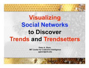 Visualizing Trends Trendsetters Social Networks