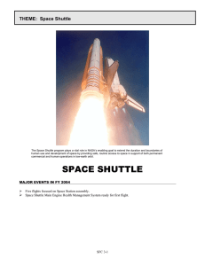 THEME:  Space Shuttle