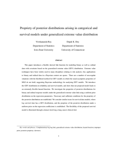 Propriety of posterior distributions arising in categorical and