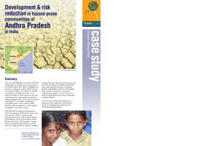 case study Andhra Pradesh Development &amp; risk
