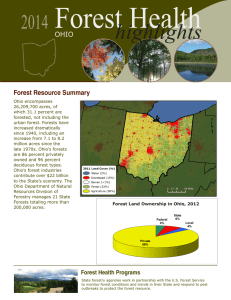 Forest Health highlights 2014 OHIO