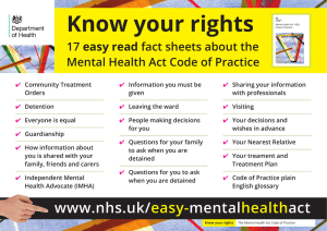 Know your rights easy read fact sheets about the 17