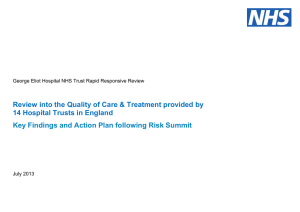 Review into the Quality of Care &amp; Treatment provided by