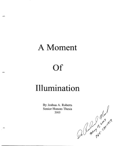 A Moment Of Illumination -