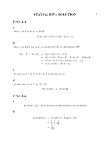 STAT542 HW1 SOLUTION Prob 1.4 a b