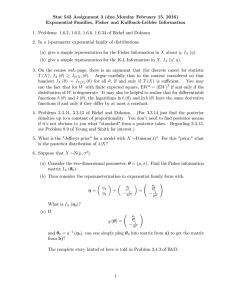Stat 543 Assignment 3 (due Monday February 15, 2016)