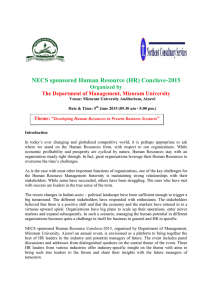 NECS sponsored Human Resource (HR) Conclave