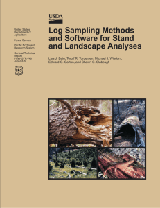 Log Sampling Methods and Software for Stand and Landscape Analyses