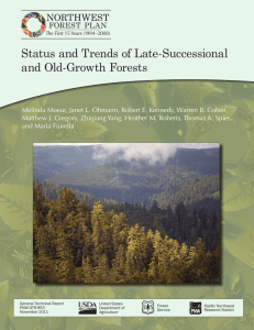 Status and Trends of Late-Successional and Old-Growth Forests NORTHWEST FOREST  PLAN