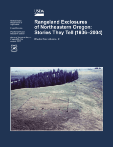 Rangeland Exclosures of Northeastern Oregon: Stories They Tell (1936–2004)