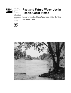 Past and Future Water Use in Pacific Coast States