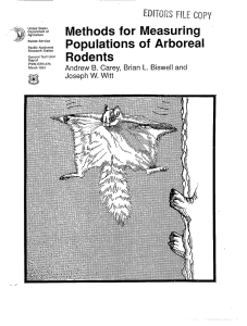 ethods  for Measuring Populations  of Arboreal