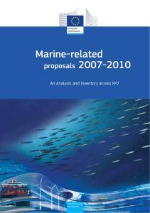 Marine-related 2007-2010 proposals