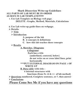Printables Shark Dissection Worksheet oimb gk12 curriculum spiny dogfish dissection shark write up guidelines