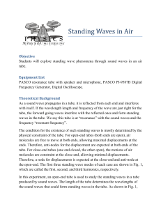 Standing Waves in Air