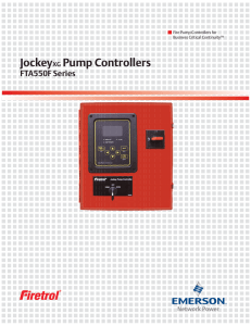 Jockey Pump Controllers FTA550F Series XG