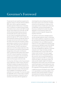 Governor’s Foreword