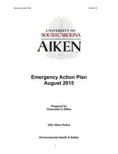 Emergency Action Plan August 2015  Prepared for