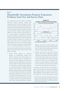 Households’ Investment Property Exposures: Evidence from Tax and Survey Data Box C