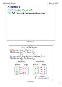Algebra 2 Ch.7 Notes Page 42 P42  7­7 