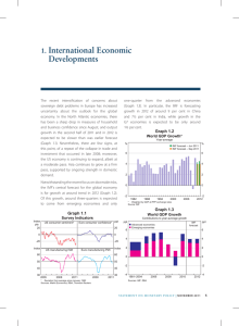 International Economic Developments 1.