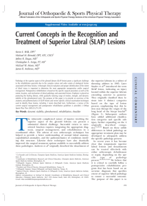 Current Concepts in the Recognition and