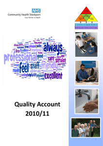 Quality Account 2010/11  1