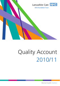Quality Account 2010/11