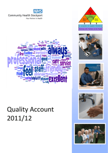 Quality Account 2011/12  1