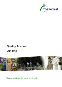 Quality Account 2011/12