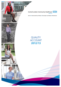 Quality account 2012/13