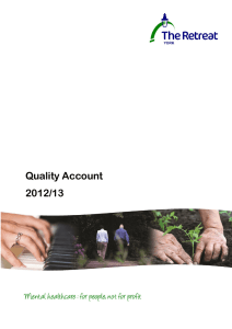 Quality Account 2012/13
