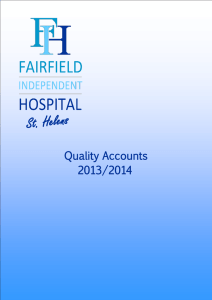 St. Helens  Quality Accounts 2013/2014