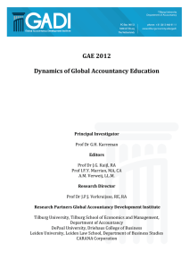 GAE 2012  Dynamics of Global Accountancy Education