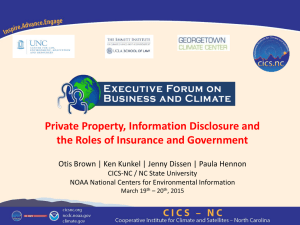 Private Property, Information Disclosure and the Roles of Insurance and Government