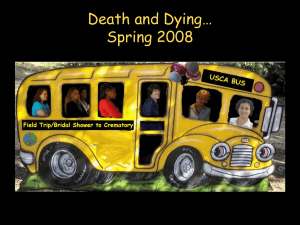 Death and Dying… Spring 2008