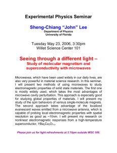 Seeing through a different light – Experimental Physics Seminar  Sheng-Chiang “John” Lee