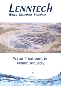 ENNTEC Water Treatment in Mining Industry WATER
