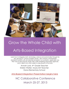 Grow the Whole Child with Arts-Based Integration